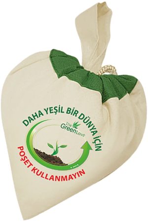 İp Büzgülü Ham Bez Çanta