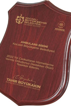 Ahşap Plaket